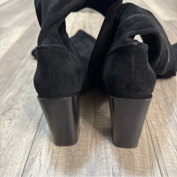 Jeffrey Campbell Black Over-the-Knee Boots - Picture 5 of 8